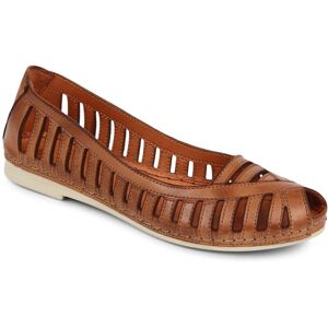 Pavers Ballerines Pavers en cuir à bout ouvert Écru EU 39 (UK 6) - Publicité Pavers Ballerines Pavers en cuir à bout ouvert Écru EU 39 (UK 6) - Publicité