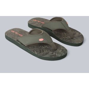 Animal Animal Green Dark Womens Swish Flip Flops - Publicité Animal Animal Green Dark Womens Swish Flip Flops - Publicité