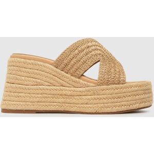 Schuh Schuh Valeta Raffia Wedge Sandals - Publicité Schuh Schuh Valeta Raffia Wedge Sandals - Publicité