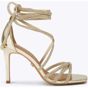 Carvela Carvela Gold Paparazzi Tie Sandals - Publicité Carvela Carvela Gold Paparazzi Tie Sandals - Publicité