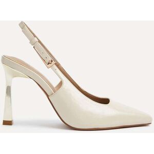 Linzi Linzi Nude Lizzie Courts With Gold Chrome Stiletto Heels Nude 6 EU 39 - Publicité Linzi Linzi Nude Lizzie Courts With Gold Chrome Stiletto Heels Nude 6 EU 39 - Publicité