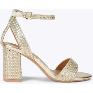 Carvela Carvela Gold Kianni Wide Fit Sandals - Publicité Carvela Carvela Gold Kianni Wide Fit Sandals - Publicité