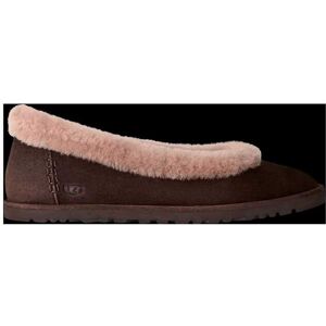 UGG UGG Cocoa Brown Zora Ballet Flat Slippers - Publicité UGG UGG Cocoa Brown Zora Ballet Flat Slippers - Publicité