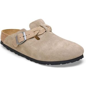 Birkenstock Birkenstock Taupe Brown Boston Suede Braided Clogs Taupe Brown eu385 - Publicité Birkenstock Birkenstock Taupe Brown Boston Suede Braided Clogs Taupe Brown eu385 - Publicité