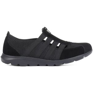 Pavers Chaussures Pavers en cuir décontractées coupe large pour femme Noir EU 39 (UK 6) - Publicité Pavers Chaussures Pavers en cuir décontractées coupe large pour femme Noir EU 39 (UK 6) - Publicité