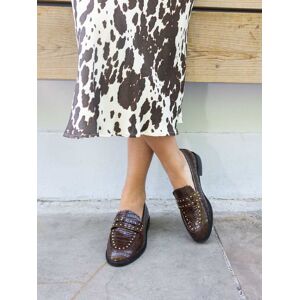 Novo Mocassins Novo CARMELLA à clous Marron fauve EU 39 (UK 6) - Publicité Novo Mocassins Novo CARMELLA à clous Marron fauve EU 39 (UK 6) - Publicité