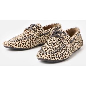 Oliver Bonas Oliver Bonas Brown Animal Print Leather Boat Shoes Brown 4 EU 37 - Publicité Oliver Bonas Oliver Bonas Brown Animal Print Leather Boat Shoes Brown 4 EU 37 - Publicité