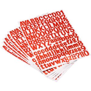 Uxcell Lettre Alphabet Numéro Autocollants 1\" Réfléchissant 8 Feuilles, 126 Compte - Publicité Uxcell Lettre Alphabet Numéro Autocollants 1\" Réfléchissant 8 Feuilles, 126 Compte - Publicité