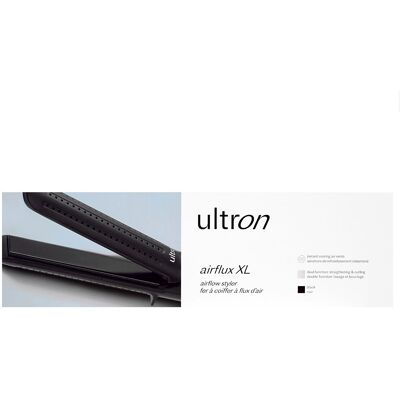 Ultron Black Airflux XL Styler - Fer à Lisser & Boucleur - Publicité Ultron Black Airflux XL Styler - Fer à Lisser & Boucleur - Publicité