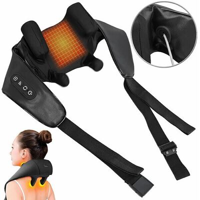 Appareil De Massage Pour Nuque Rechargeable Chauffant - Newgen Medicals - Publicité Appareil De Massage Pour Nuque Rechargeable Chauffant - Newgen Medicals - Publicité