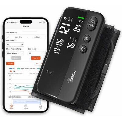 Tensiomètre Brassard Connecté Ob-325 Rechargeable - Newgen Medicals - Publicité Tensiomètre Brassard Connecté Ob-325 Rechargeable - Newgen Medicals - Publicité