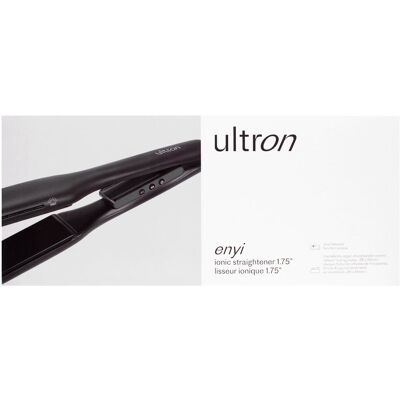 Sinelco Ultron Enyi Ionic Straightener 1.75 Matt Black - Lisseur Ionique - Publicité Sinelco Ultron Enyi Ionic Straightener 1.75 Matt Black - Lisseur Ionique - Publicité