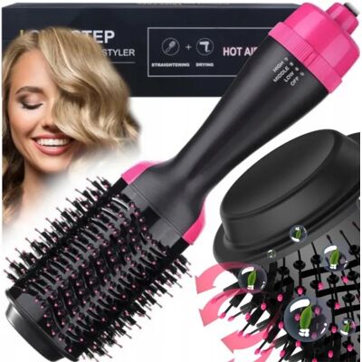 Sans Marque Brosse Séchoir, Lisseur, Fer À Friser 4 En 1 1000w - Coiffage Puissant - Publicité Sans Marque Brosse Séchoir, Lisseur, Fer À Friser 4 En 1 1000w - Coiffage Puissant - Publicité