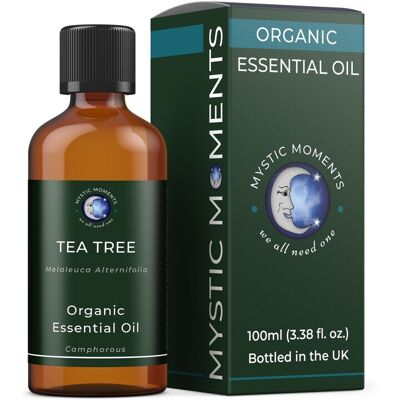 Mystic Moments Huile Essentielle Tea Tree Bio Pure 100% 100 Ml - Publicité Mystic Moments Huile Essentielle Tea Tree Bio Pure 100% 100 Ml - Publicité