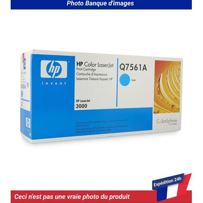 Q7561a Hp Color Laserjet 3000 Cartouche De Toner Cyan - Publicité Q7561a Hp Color Laserjet 3000 Cartouche De Toner Cyan - Publicité