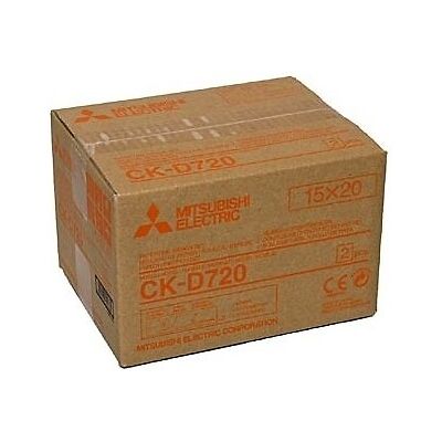 Consommables thermiques MITSUBISHI CK-D720 - 15x20cm, 10x15cm, 400/200 impressions - Publicité Consommables thermiques MITSUBISHI CK-D720 - 15x20cm, 10x15cm, 400/200 impressions - Publicité