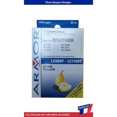 Compatible Avec Armor K12447 Brother Mfc-5890cn (Eu) Encre Jaune - Publicité Compatible Avec Armor K12447 Brother Mfc-5890cn (Eu) Encre Jaune - Publicité