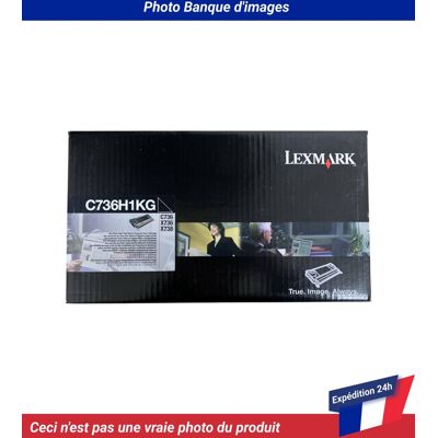 C736h1kg Lexmark C736dn Cartouche De Toner Noir - Publicité C736h1kg Lexmark C736dn Cartouche De Toner Noir - Publicité