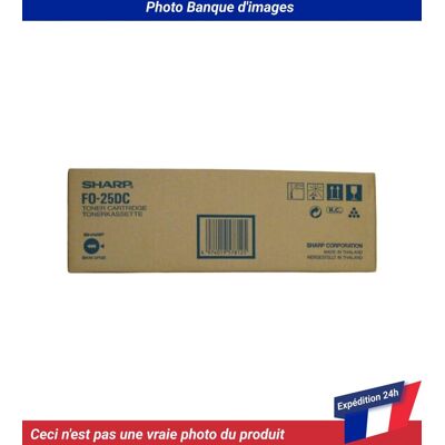 Fo-25dc Sharp Fo-Is125n Cartouche De Toner Noir - Publicité Fo-25dc Sharp Fo-Is125n Cartouche De Toner Noir - Publicité