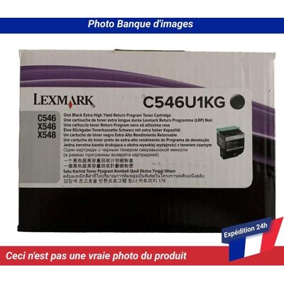 C546u1kg Lexmark X546dtn Cartouche De Toner Noir - Publicité C546u1kg Lexmark X546dtn Cartouche De Toner Noir - Publicité