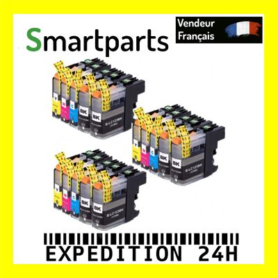 14 Cartouches Compatibles Brother Lc123 Lc125 Lc127 Xl (5bk+3c+3m+3y) - Publicité 14 Cartouches Compatibles Brother Lc123 Lc125 Lc127 Xl (5bk+3c+3m+3y) - Publicité