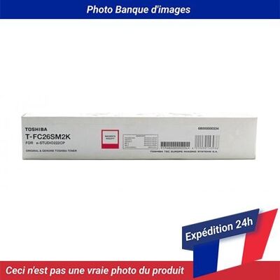Toshiba T-FC26SM Toner Magenta - Laser pour e-STUDIO 262CP/222CS/263CS - Publicité Toshiba T-FC26SM Toner Magenta - Laser pour e-STUDIO 262CP/222CS/263CS - Publicité
