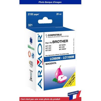 Compatible Avec Armor K12446 Brother Mfc-5890cn (Eu) Encre Magenta - Publicité Compatible Avec Armor K12446 Brother Mfc-5890cn (Eu) Encre Magenta - Publicité