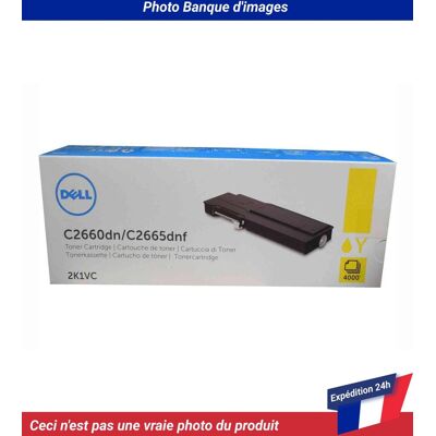 2k1vc Dell C2660dn Cartouche De Toner Jaune - Publicité 2k1vc Dell C2660dn Cartouche De Toner Jaune - Publicité