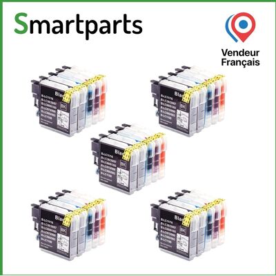 25 Cartouches Compatible Avec Brother Lc-980-985-1100 - Publicité 25 Cartouches Compatible Avec Brother Lc-980-985-1100 - Publicité