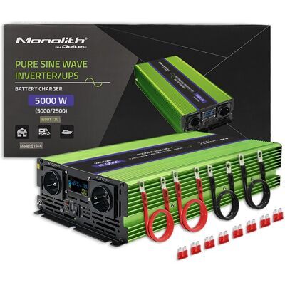Sans Marque Convertisseur De Tension Qoltec Monolith Charge De Batterie Onduleur 2500 - Publicité Sans Marque Convertisseur De Tension Qoltec Monolith Charge De Batterie Onduleur 2500 - Publicité