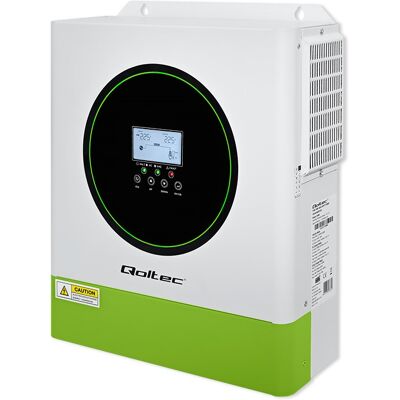 Sans Marque Onduleur Solaire Hybride Hors Réseau Qoltec 3 500 W 100 A 24 V Mppt Bms - Publicité Sans Marque Onduleur Solaire Hybride Hors Réseau Qoltec 3 500 W 100 A 24 V Mppt Bms - Publicité