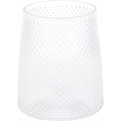 Sans Marque Vase À Fleurs Décoratif En Verre 18 Cm - Publicité Sans Marque Vase À Fleurs Décoratif En Verre 18 Cm - Publicité
