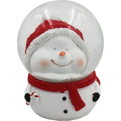 Pms International Décoration De Boule À Neige De Noël 15cm - Bonhomme De Neige - Publicité Pms International Décoration De Boule À Neige De Noël 15cm - Bonhomme De Neige - Publicité