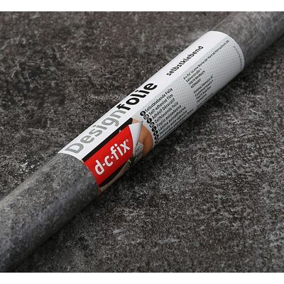 D-C-Fix Rouleau Adhésif Décoration Meuble Avellino Effet Béton Foncé 45x200cm Dc Fix - Publicité D-C-Fix Rouleau Adhésif Décoration Meuble Avellino Effet Béton Foncé 45x200cm Dc Fix - Publicité