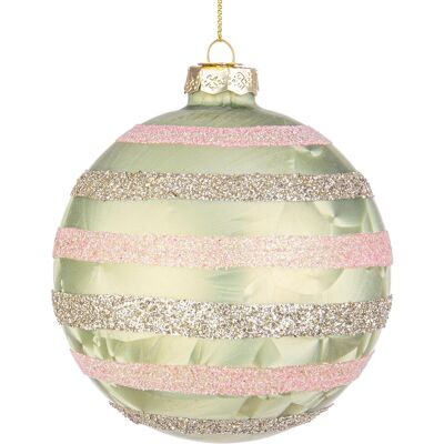 Bizzotto Sphère Balle Verre Pour Arbre De Noël 10cm Chrystal Vert - Publicité Bizzotto Sphère Balle Verre Pour Arbre De Noël 10cm Chrystal Vert - Publicité