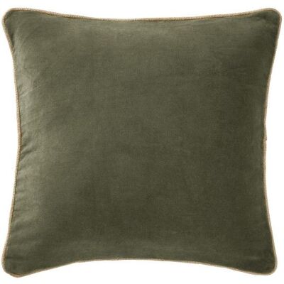 No Brand Coussin 45x45 Cm Velours De Coton Thym - Publicité No Brand Coussin 45x45 Cm Velours De Coton Thym - Publicité