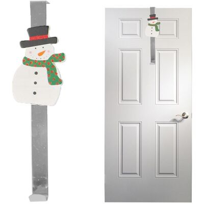 Premier Porte-Couronne En Bois De Personnage De Noël 30cm - Bonhomme De Neige - Publicité Premier Porte-Couronne En Bois De Personnage De Noël 30cm - Bonhomme De Neige - Publicité