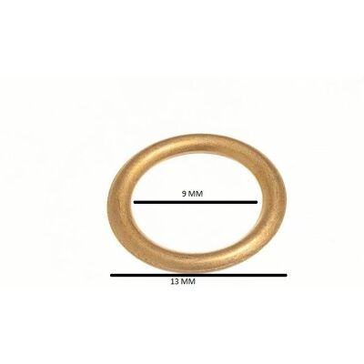Anneaux de rideau en laiton 12mm - Pack de 100 - Publicité Anneaux de rideau en laiton 12mm - Pack de 100 - Publicité