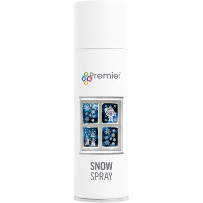 Premier Décorations De Fenêtre De Noël Spray De Neige Artificielle 300ml - Publicité Premier Décorations De Fenêtre De Noël Spray De Neige Artificielle 300ml - Publicité