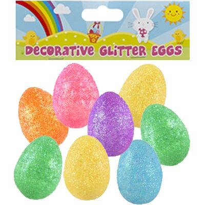 Pms International Pâques Paillette Œufs 8 Paquet 6cm Multicolore Décorations,Capot De ,Œuf Chasse - Publicité Pms International Pâques Paillette Œufs 8 Paquet 6cm Multicolore Décorations,Capot De ,Œuf Chasse - Publicité