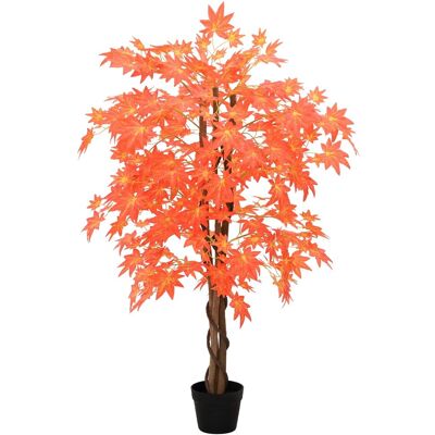 Arbre D'Érable Artificiel Rouge 80 X 16 X 120 Cm Tissu Et Bois Vidaxl - Publicité Arbre D'Érable Artificiel Rouge 80 X 16 X 120 Cm Tissu Et Bois Vidaxl - Publicité