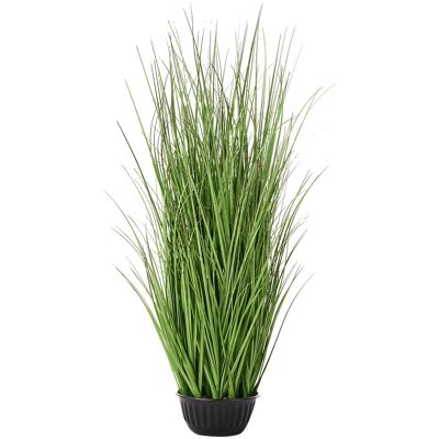 Beliani Plante Artificielle En Pot En Matière Synthétique 120 Cm Avec Herbes Verte Grass - Publicité Beliani Plante Artificielle En Pot En Matière Synthétique 120 Cm Avec Herbes Verte Grass - Publicité