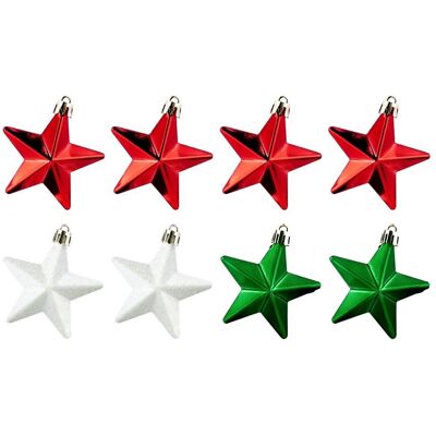 Artemis Ensemble De 8 Boules De Noël Incassables Et Colorées Pour Sapin De Noël - Publicité Artemis Ensemble De 8 Boules De Noël Incassables Et Colorées Pour Sapin De Noël - Publicité