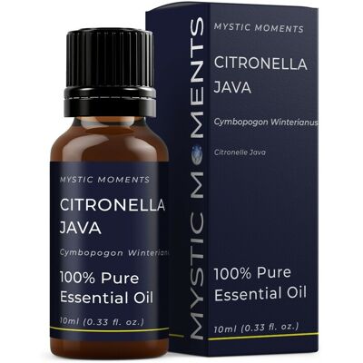 Mystic Moments Huile Essentielle De Citronnelle Java - 100% Pure - 10ml - Publicité Mystic Moments Huile Essentielle De Citronnelle Java - 100% Pure - 10ml - Publicité