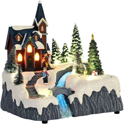 Décoration De Village De Noël Multicolore 20,5 X 17 X 21 Cm Vidaxl - Publicité Décoration De Village De Noël Multicolore 20,5 X 17 X 21 Cm Vidaxl - Publicité