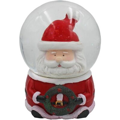 Pms International Boule À Neige De Noël Décoration 15cm - Père Noël - Publicité Pms International Boule À Neige De Noël Décoration 15cm - Père Noël - Publicité