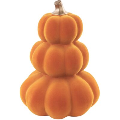 Citrouille décorative en velours et céramique orange Beliani - Accessoire maison - Publicité Citrouille décorative en velours et céramique orange Beliani - Accessoire maison - Publicité