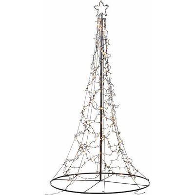 Sapin Métallique 250 cm Avec Guirlande 720 Led Et Étoile Lumineuse - Lunartec - Publicité Sapin Métallique 250 cm Avec Guirlande 720 Led Et Étoile Lumineuse - Lunartec - Publicité