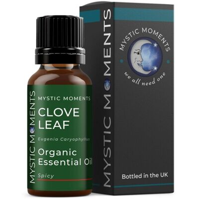 Mystic Moments Clou De Girofle Feuille Huile Essentielle Organique - 10ml - Publicité Mystic Moments Clou De Girofle Feuille Huile Essentielle Organique - 10ml - Publicité