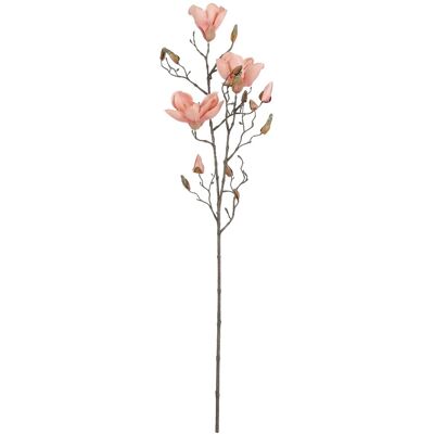 Mica Decorations Branche Artificielle Magnolia - H88 Cm - Pêche - Publicité Mica Decorations Branche Artificielle Magnolia - H88 Cm - Pêche - Publicité